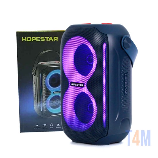 Coluna Bluetooth Hopestar  Party 200 Mini Azul Marinho